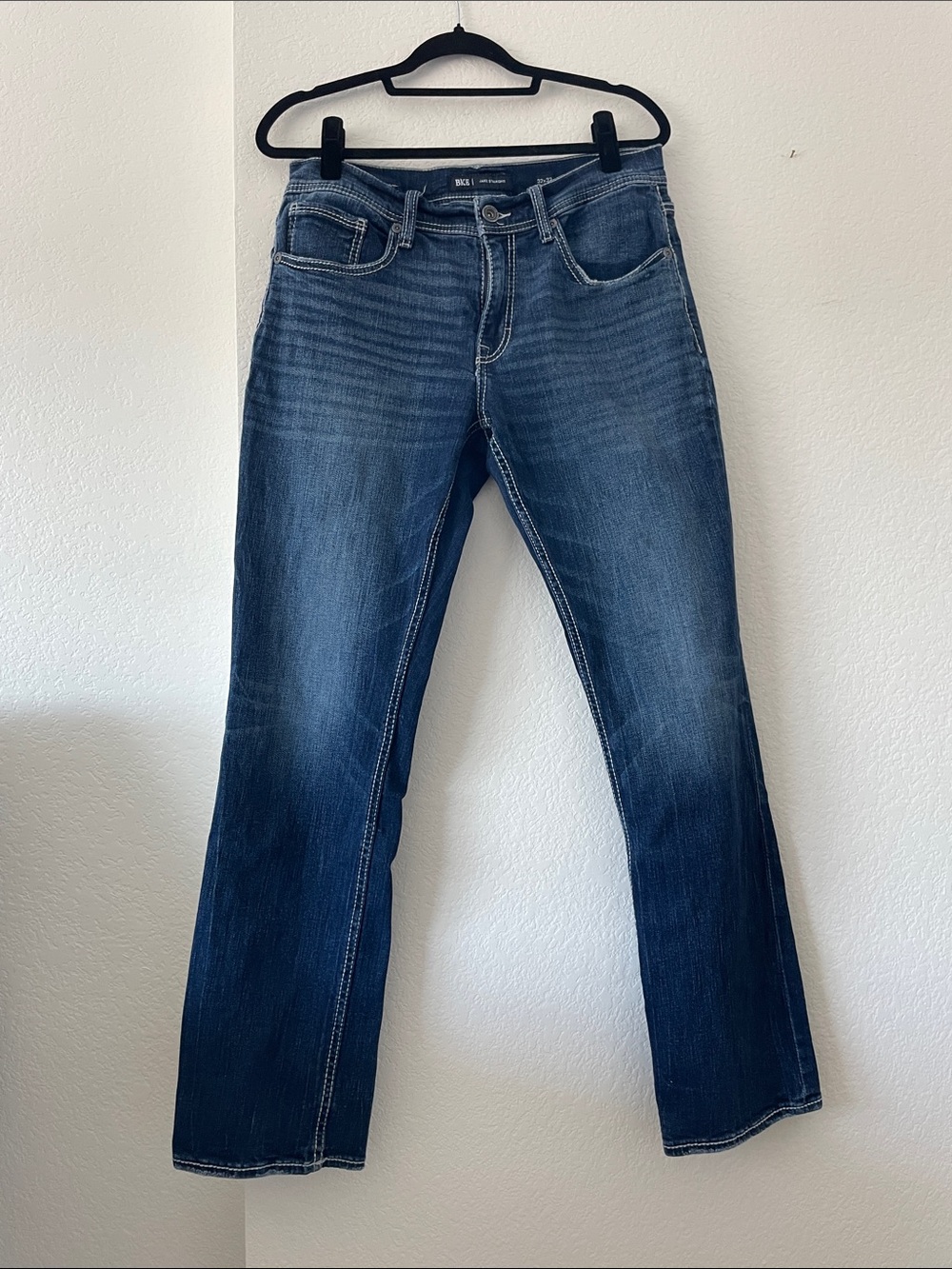 BKE JAKE STRAIGHT Men's Dark Blue RN# 75720 Jeans 32x32